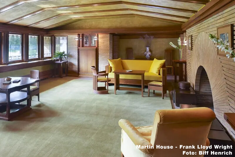 Architettura Organica Martin House Frank Lloyd Wright 03
