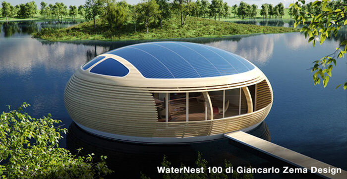 Architettura Sostenibile Milano Le Case Galleggianti Waternest 100 01