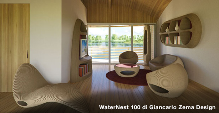 Architettura Sostenibile Milano Le Case Galleggianti Waternest 100 04