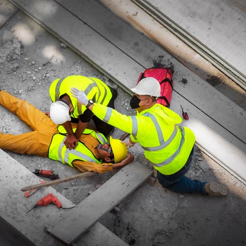 Sicurezza cantieri edili Monza: incidente e pronto soccorso