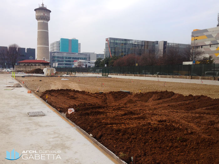 Cantiere Realizzazione Parco Comunale Della Torre Bicocca Milano 04