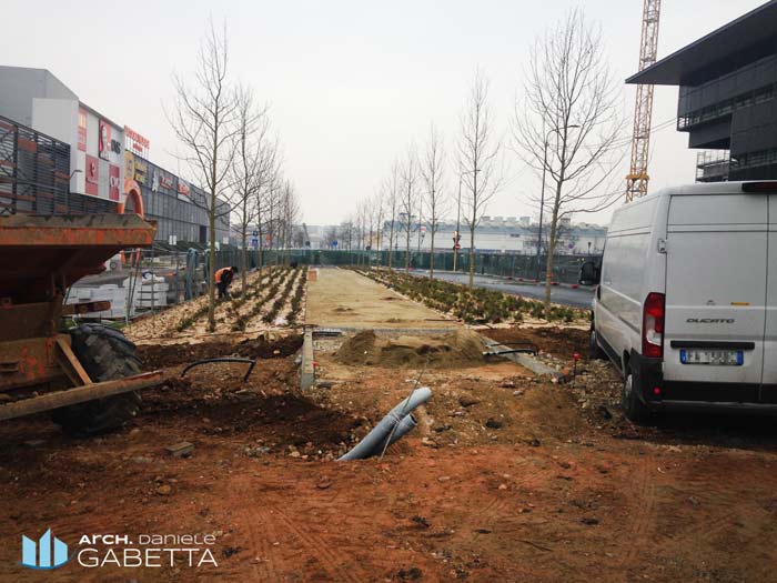 Cantiere Realizzazione Parco Comunale Della Torre Bicocca Milano 05