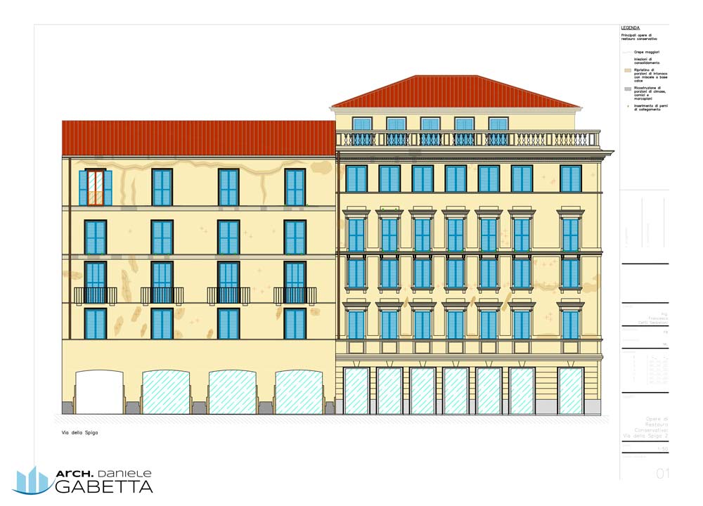 Palazzo Serbelloni Progetto Architettonico 01