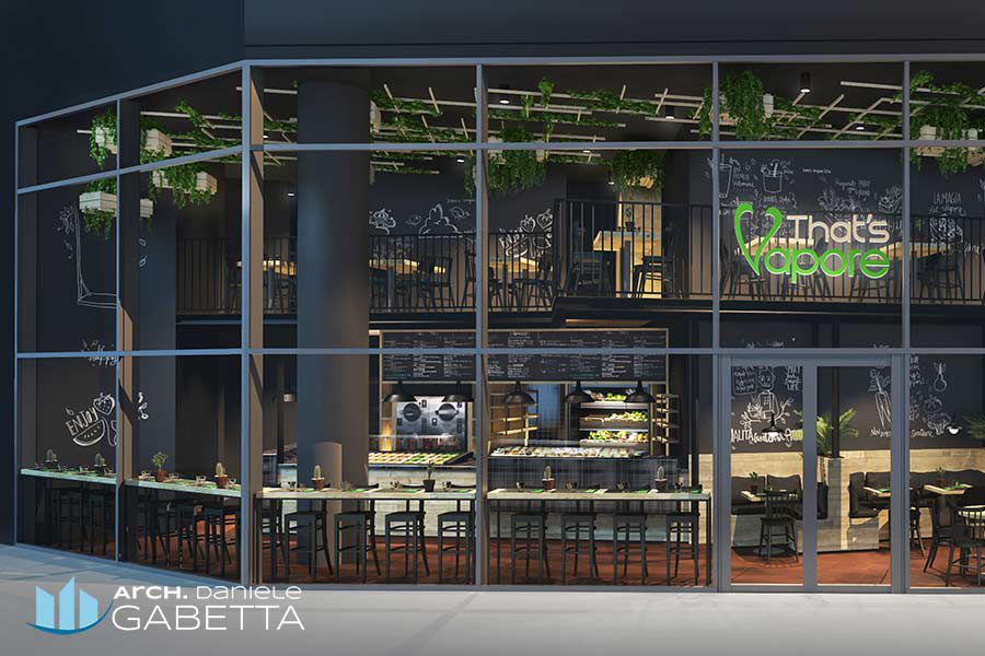 Un nuovo dehor per That's Vapore in CityLife a Milano